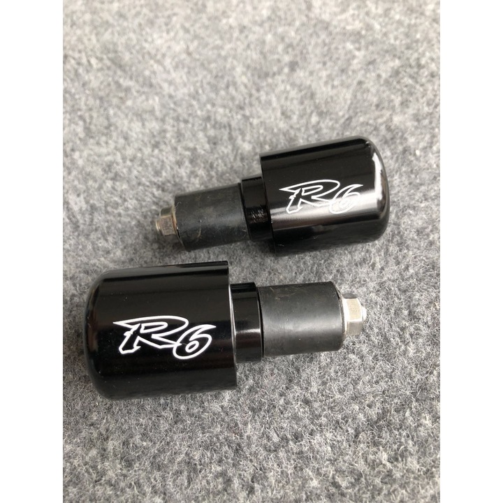 Ghidon moto Motonfs compatibil cu Capete de ghidon R6 Negru 2 Bucati Yamaha Yzf GB9E
