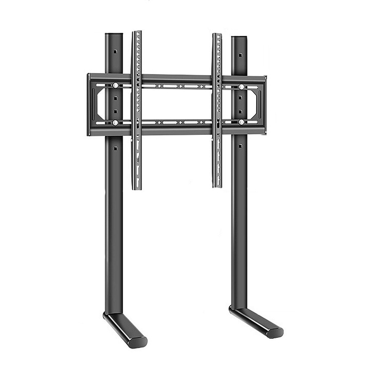 Sharpdo® Suport TV de Perete, Universal, Diagonala 40”- 80” ( 101 - 203 cm ), Max 55kg, Vesa 100x100 – 600x500, Negru