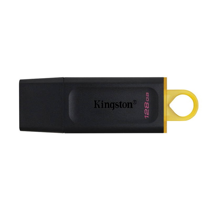 Stick de Memorie Kingston USB 128GB 3.2 Exodia DT Negru-Galben