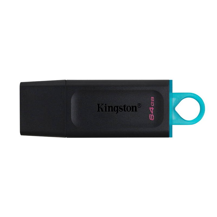 Stick de Memorie Kingston USB 64GB 3.2 Exodia DT Negru-Albastru