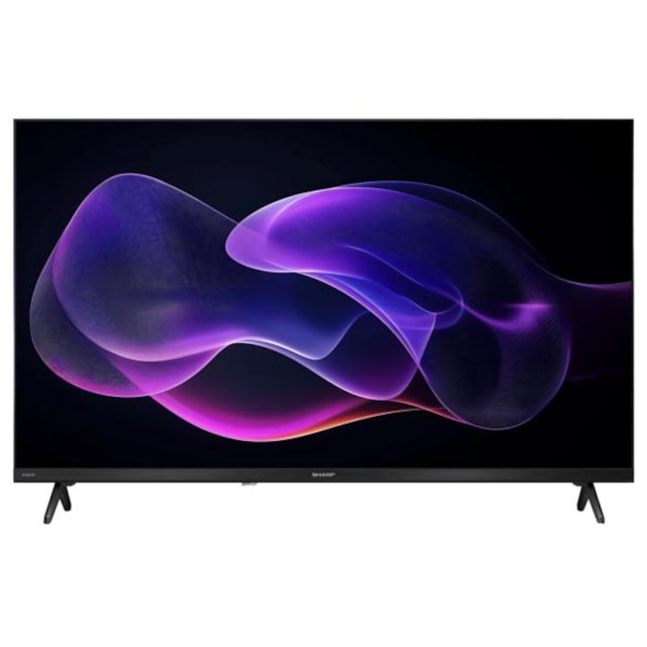 Televizor QLED Sharp 32HF3465E 32" HD Google TV, HDR10, negru