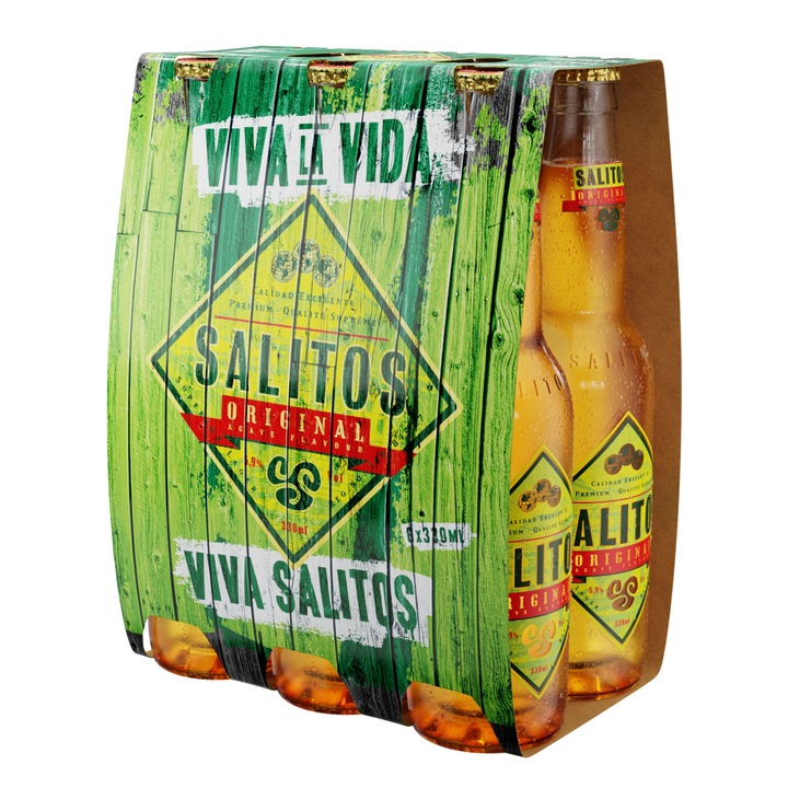 Bere Blonda Salitos Original, 6 x 0.33l