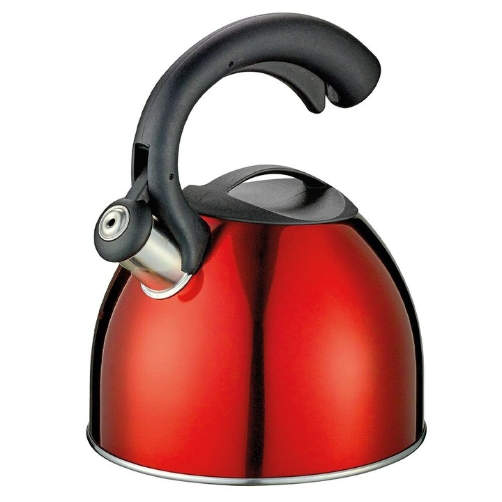 CILIO COUNT Teáskanna, Piros, Indukciós, 2,5 liter