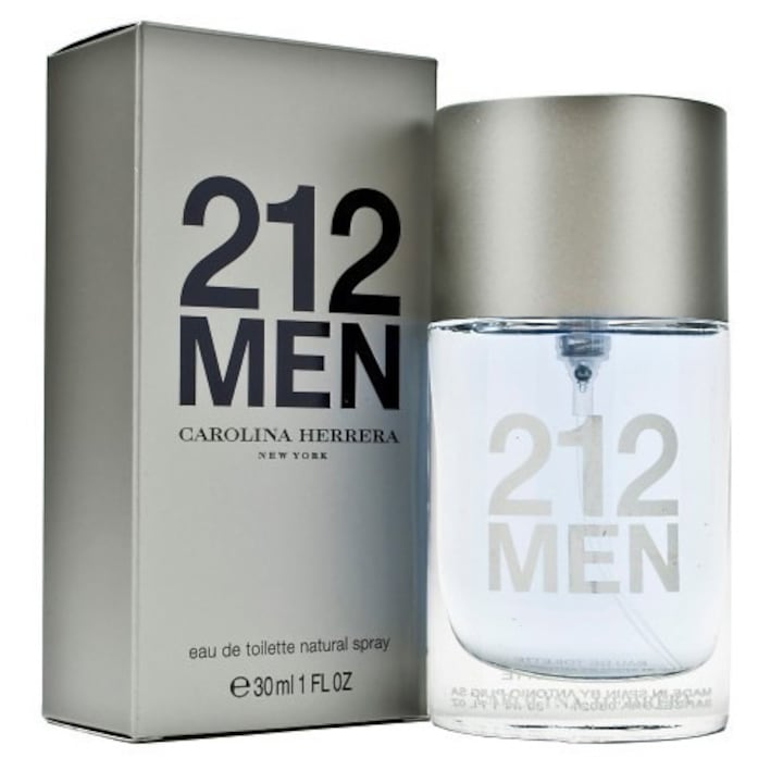 Carolina Herrera 212 Men Férfi parfüm, Eau de Toilette, 30ml