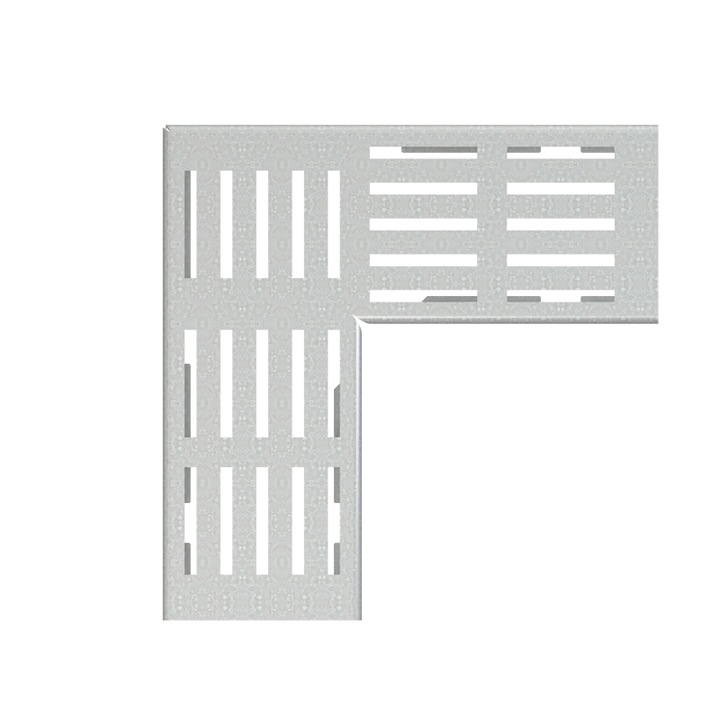 Ruszt drenaj 100 mm, Alcadrain, otel zincat, clasa de incarcare K3, set complet