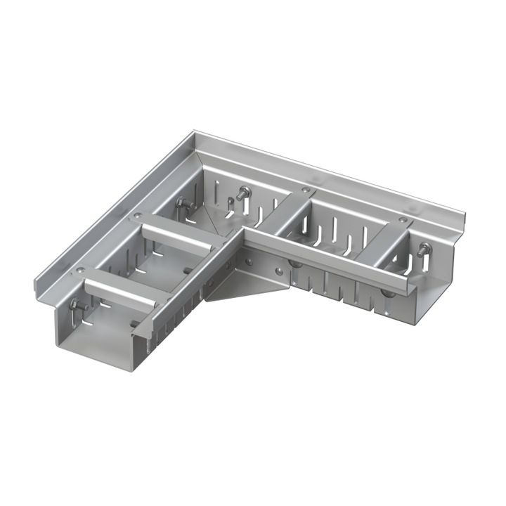 Sistem de scurgere, Alcadrain, drenaj coltar 100mm, inox, reglabil 60-80mm, set 4 bucati