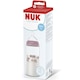 Biberon cu tetina din silicon, Nuk, First Choice, flux M, Roz, 300 ml, 3 luni+