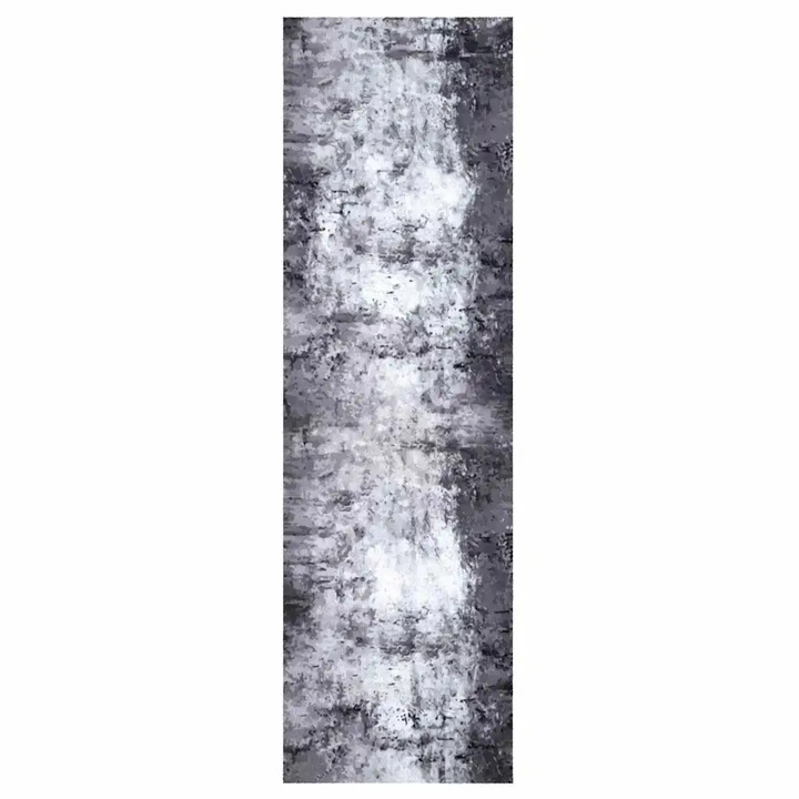 Covor de bucatarie vidaXL, Gri 150 x 45 cm Catifea