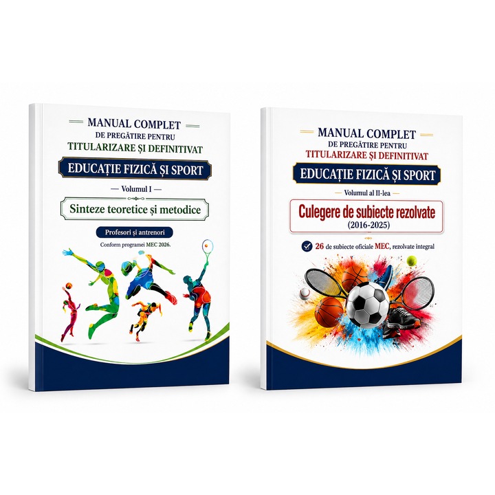 Educatie Fizica si Sport – Ghid de Pregatire: Sinteze si Subiecte pentru Titularizare & Definitivat