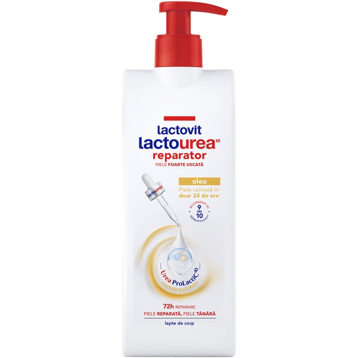 Lapte de corp Lactovit Lactourea Oleo, 400 ml