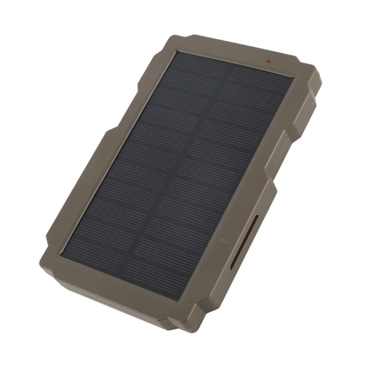 Vadászkamera napelem, Töltőpanel, 3000 mAh-s napelem, Forgatható tartókonzol, Nyomkövető kamerához