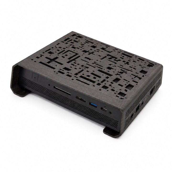 Mini PC AI Kubb OCTO, AMD Ryzen AI Max+ PRO 395, 128GB LPDDR5X, SSD 1TB NVMe, Radeon 8060S, Wi-Fi 7, Windows 11 Pro, Negru