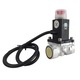 Sistem Smart Daver de detectie gaz cu doi senzori WIFI cu alimentare la 220V~ si electrovalva de gaz de 3/4"comanda 9V curent continuu, control SmartLife app