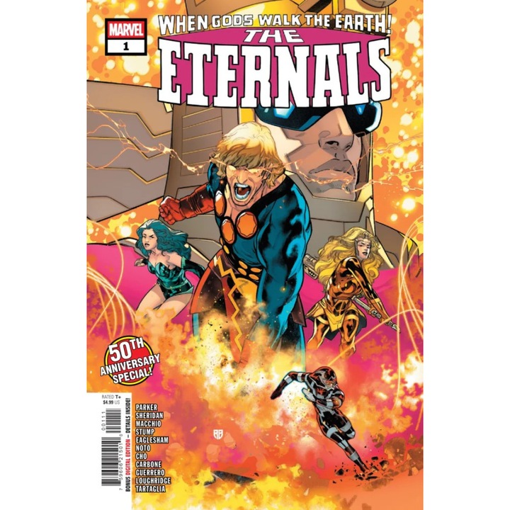 Képregény Eternals, 50th Anniversary Special, 01, Cover A, Szerző Ethan S. Parker