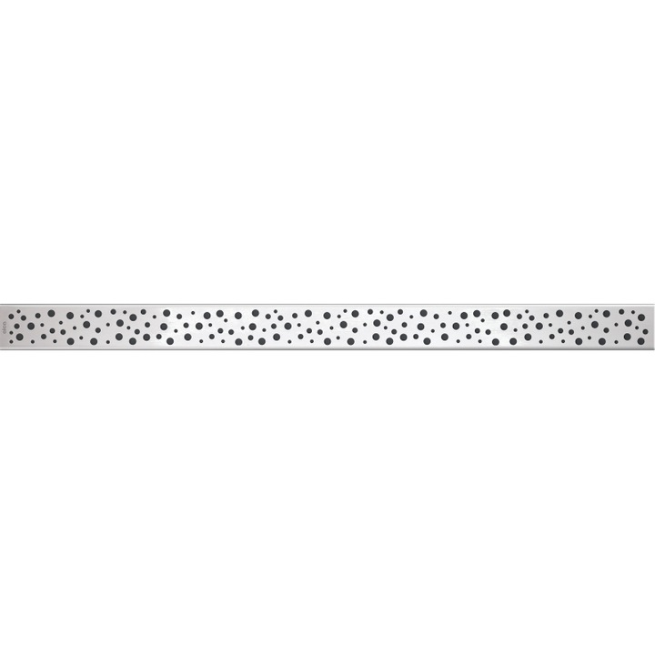 Gratar din otel inoxidabil lucios pentru sisteme de scurgere Alcadrain, 890x20x55mm, capacitate 300kg, set complet
