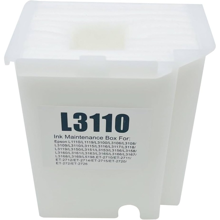 Cutie mentenanta compatibila cu Epson L3110 pentru Epson L1110, L1210, L1250, L3110, L3111, L3150, L3160, L3210, L3211, L3250, L3256, L3260, L5190, L5290, L5296