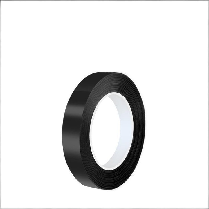 Folie de protectie pentru caroserie, folie de protectie pentru prag, autocolant negru lucios 3 x 1000 cm, potrivit pentru exteriorul masinilor si motocicletelor