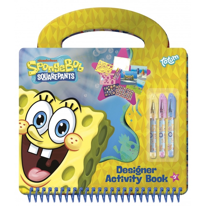 Творчески комплект, Totum, SpongeBob, Книжка с активности