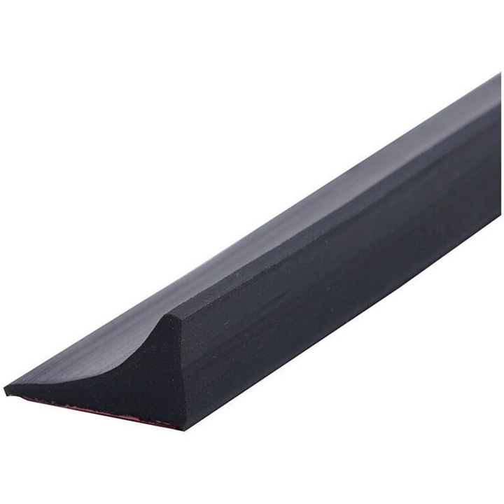 Bariera de dus 100cm, silicon elastic, impermeabil, rezistent la mucegai, negru