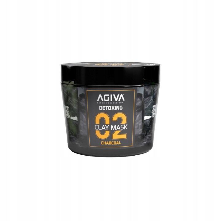 Agiva - masca de curatare cu argila si carbune, 300ml, ingrijire ten