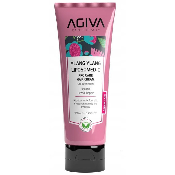 Ylang Ylang hajpakolás keratinnal, Agiva, 250ml