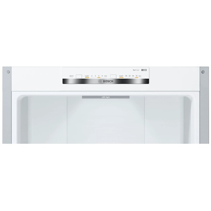 Frigider Bosch Serie 4 KGN39VIEB, No Frost, 368L, Argintiu, H 203 cm