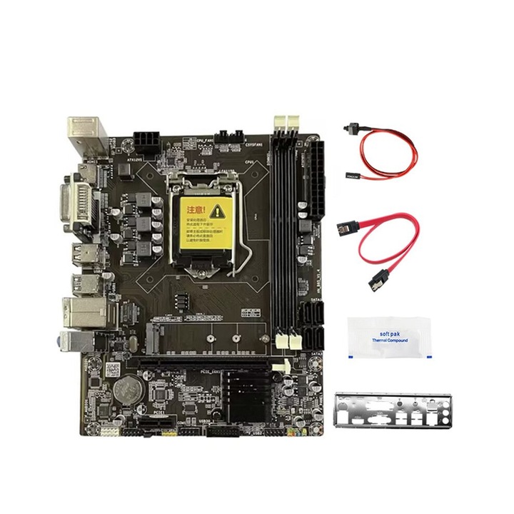 Дънна платка HNB85 DDR3 LGA1150 VGA DVI M.2 NVMe PCI Express 16X Gigabit Ethernet