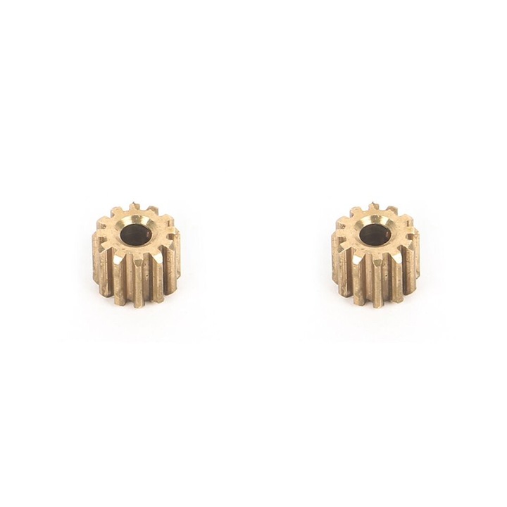2 darabos motor fogaskerék készlet 12T WPL D12 1/10-hez, fém, sárga