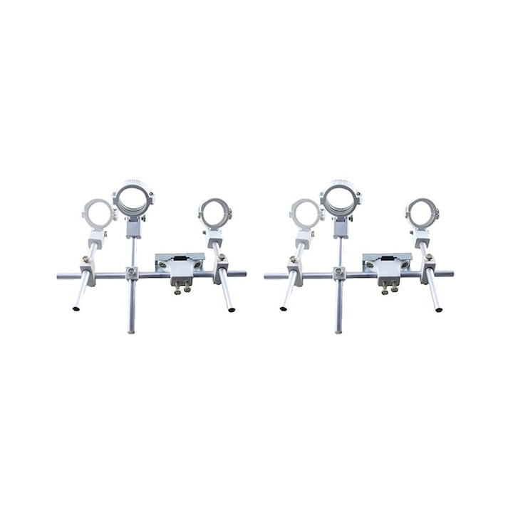 Set 2 suporturi LNB pentru antena KU, metal, 40mm, reglabil, impermeabil
