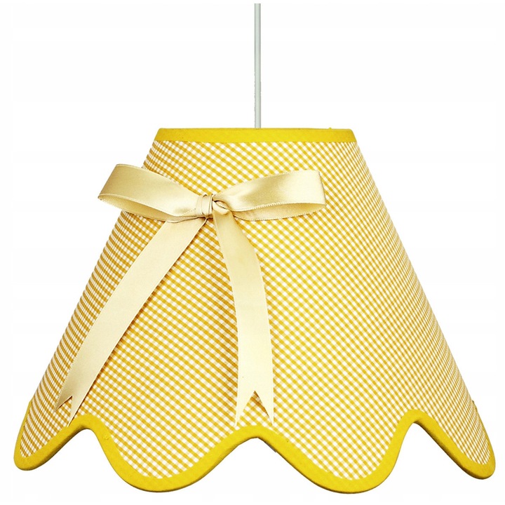 Висяща лампа Candellux LOLA, 1xE27, 90см, жълта, 40x40см