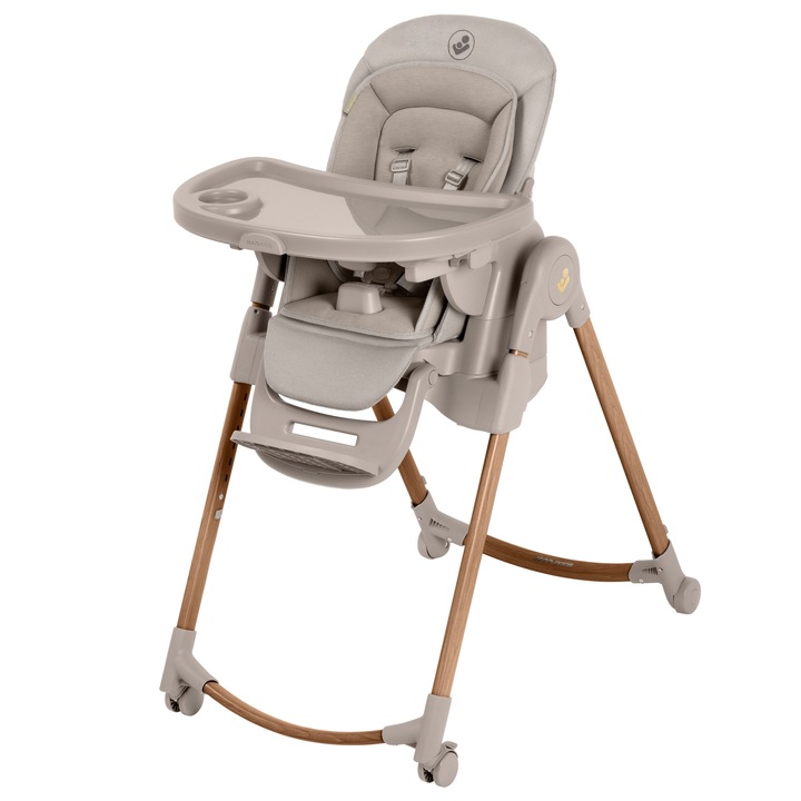 Scaun De Masa Pentru Copii, Maxi-Cosi Minla Plus, 0 - 14 ani, 0 - 60 Kg, Elegance Beige, Bej