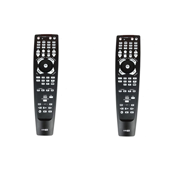 Set 2 telecomenzi AVR-700, negru, pentru recepteur audio
