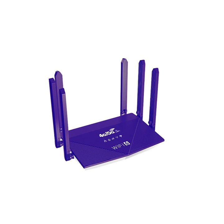 Router 4G/5G LTE, Wi-Fi 6, viteza 300 Mbps, 4 antene externe, culoare: specificata