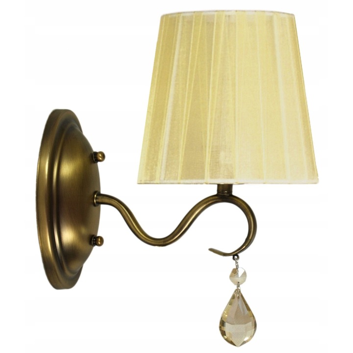Аплик Candellux Fiesta 1x40W E14, патиниран, 25x15x15см