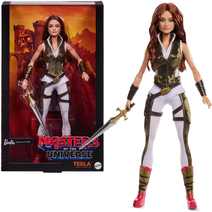 Колекционерска кукла Teela Barbie Signature от серията Masters of the Universe