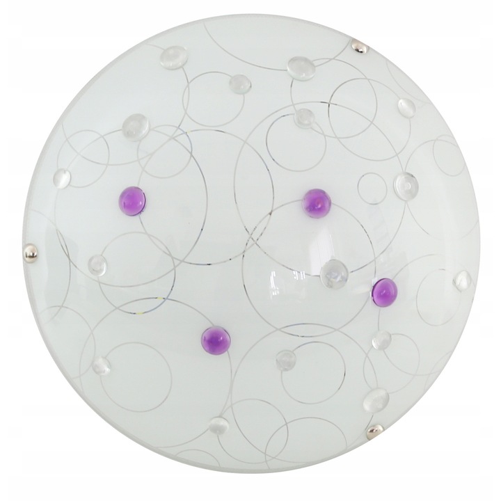 LED плафониера Candellux Astro 30см, виолетова, 660Lm, 230V, с включен източник на светлина