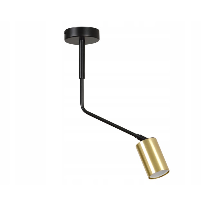 Таванна лампа Emibig, модел VERNO 1, 10W MAX LED, черна, 35см, 1 крушка