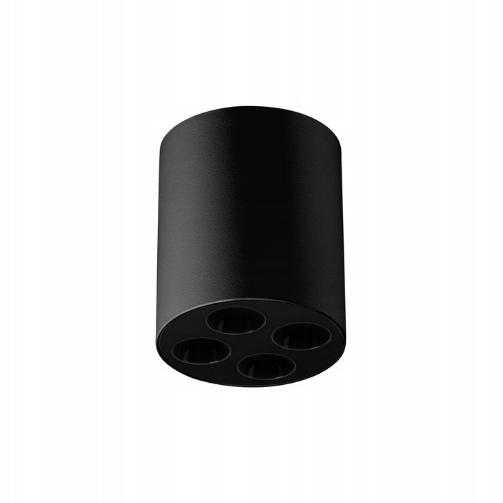 Sollux Zoe LED mennyezeti lámpa, 4 fényforrás, 9W, 4000K, fekete, 7,2x7,2x8,3cm