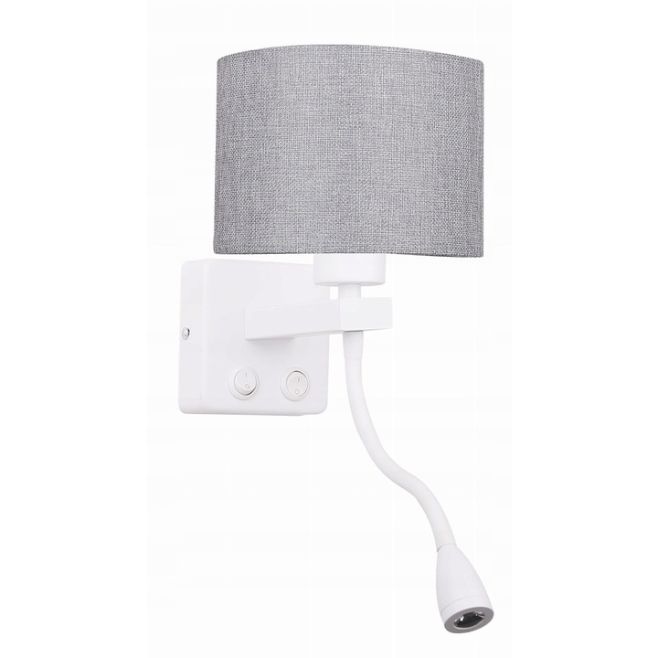 Аплик Candellux POLO 21-75383, бял, метал, 44x18x22см