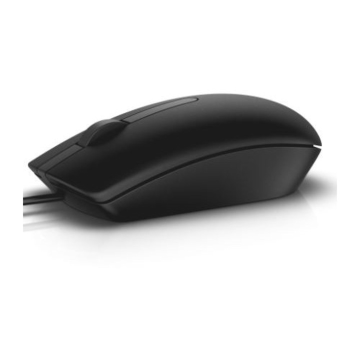 МИШКА DELL, PC или NB, с кабел, USB, оптична, 1000 dpi, бутони/скрол 3/1, черна, "570-AAIR-05"