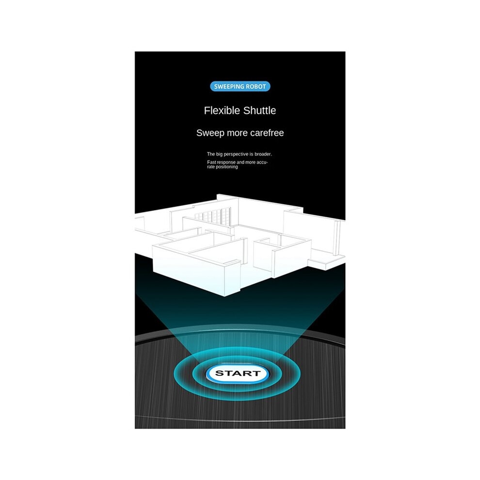 Set 3 Aspiratoare Robot 3 in 1 Electrice Ultra Subtiri, Albe, 9 Functii, pentru Apartamente Mici