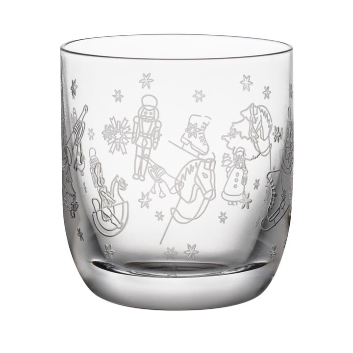 Toy's Delight vodkás pohár készlet, 4 db, Villeroy & Boch, kristály, 40ml, átlátszó