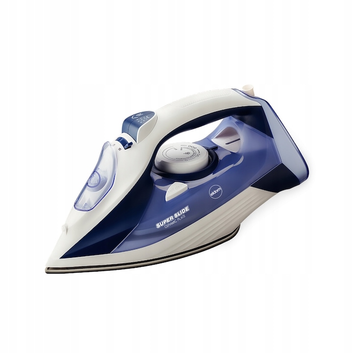Fier de calcat cu abur Eldom DA36, ceramic, 2200W, 25x12.5cm, alb, 300ml
