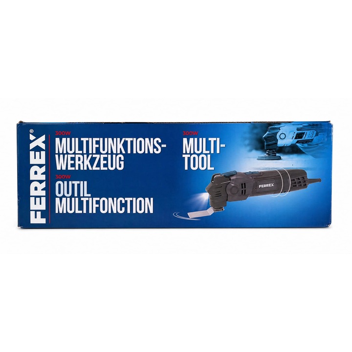 FERREX 300W multifunkciós szerszám, 300W, ergonomikus, vágáshoz és csiszoláshoz