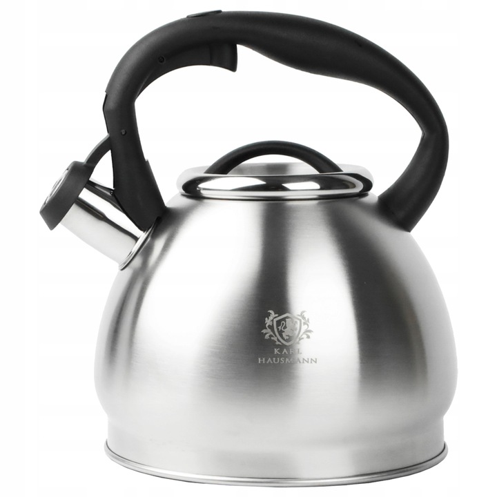 Karl Hausmann Ibrik 1,8L, inox, fedővel, ezüst