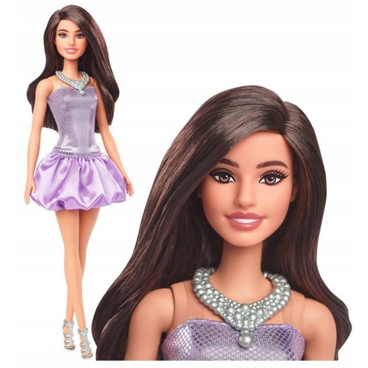 Barbie Fashionistas baba, elegáns stílus, 29cm, szett