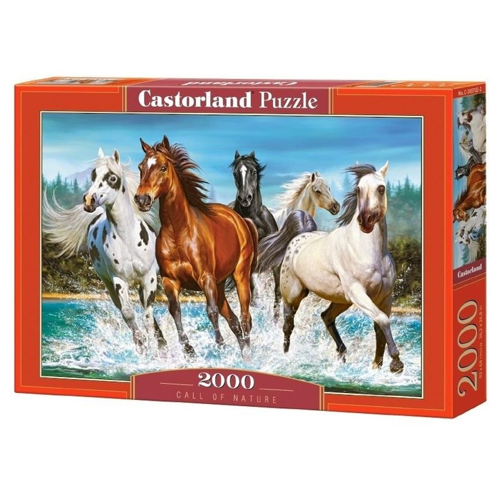 Пъзел 2000 ел. Castorland, Зовът на природата, 92x68см