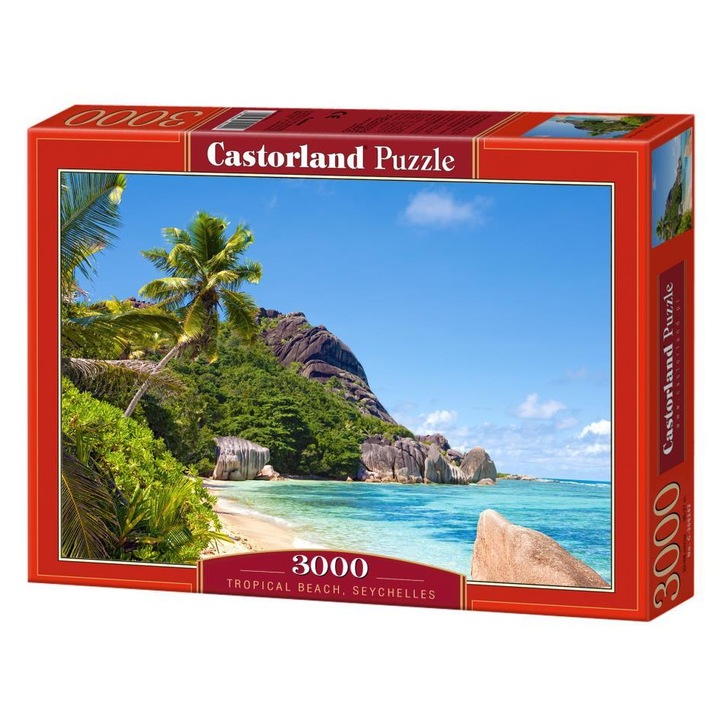 Пъзел Castorland Tropical Beach Seychelles 3000 части 92x68см