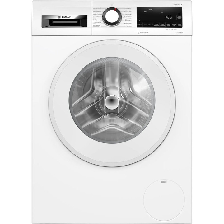 Masina de splat rufe Bosch WGG244Z0PL, 9 kg, 1400 rpm, 15 programe, clasa A, Alb