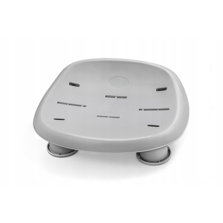Scaun pentru SPA Bestway Lay-Z-SPA 60321, din material durabil, reglabil 8-12 cm, rezistent la clor si UV, gri, 1 buc